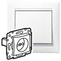 Розетка 1-м СП Valena 16А IP21 2P без заземл. механизм бел. (DIY-упак.) IEK 694268