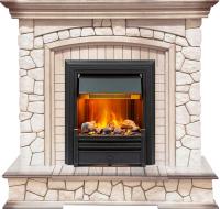 Dimplex Каминокомплект Preston - Белый/Слоновая кость с патиной с очагом Brookline Black