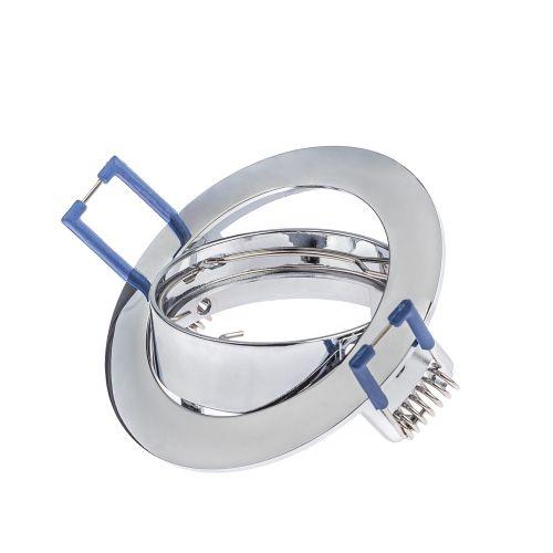 Светильник точечный KL1A CH 50Вт MR16 12В литой поворотн. хром. ЭРА C0043656