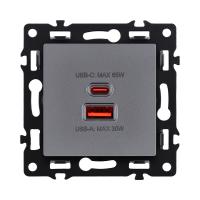 Розетка KOLLINGER AS-024GY