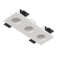 QUASAR 55 TRIO Встраиваемый потолочный гипсовый светильник