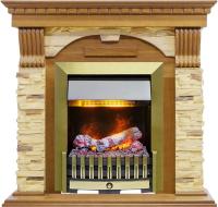 Dimplex Каминокомплект Dublin -  Дуб / Сланец с очагом Danville Antique Brass FB2