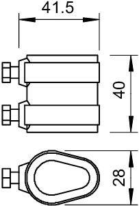 Вставка разделительная Rd8-10 /Zn 233 O DIN ZN OBO 5335140