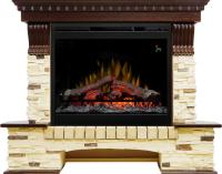 Dimplex Каминокомплект Pierre Luxe угловой - Темный дуб / Сланец (Высота 1000мм) с очагом Symphony 26'' DF2624L-INT