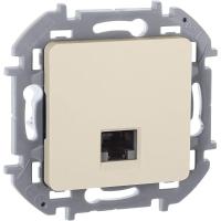 Розетка компьютерная Inspiria RJ45 кат.6 UTP механизм сл. кость IEK 673831