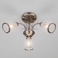 Люстра на штанге Eurosvet 30026/3 античная бронза