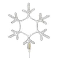 Светодиодная фигура из дюралайта Снежинка 45x38см СИНИЙ NEON-NIGHT