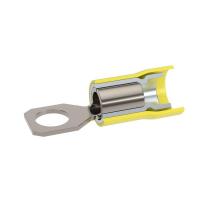 Наконечник с отверстием под винт и изолир.фaланцем ПВХ двойн. гильза 2.5-6кв.мм М8 d8.4мм (НКИ) (уп.100шт) DKC 2C8P-DS-PVC