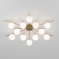 Накладная люстра Eurosvet 302001/12 латунь Smart