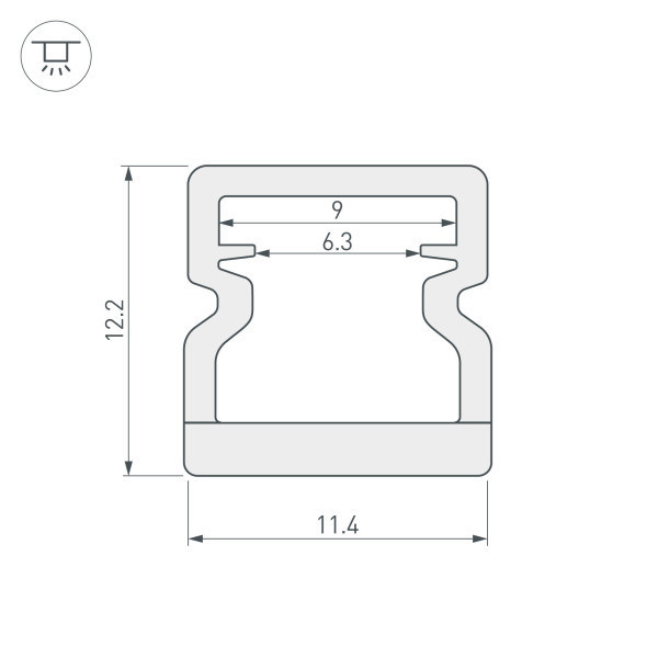 Профиль Arlight 023302(1)