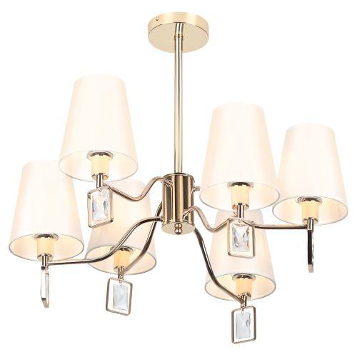 Люстра Cristal 2095-306 6хЕ14 40Вт классика Rivoli Б0062113