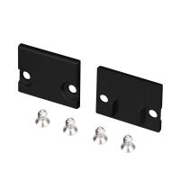 Заглушка FLOOR18-H15 BLACK глухая пластик (комплект) Arlight 047411