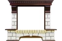 Dimplex Портал Dimplex Pierre Luxe угловой - Темный дуб / Белый