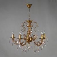 Подвесная люстра AMBIENTE by BRIZZI 8888/5 AB Tear Drop