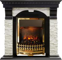 Dimplex Каминокомплект Dublin - Венге / Сланец белый с очагом Atherton