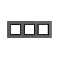 Рамка 3-м 6мод. Avanti метал. графит. DKC 4407856