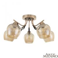 Накладная люстра Arte Milano 322306/5 FG+BK