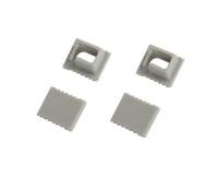 Набор заглушек 0709-3 для профиля 0709 2шт глухие 2шт с отверстием Эра Б0062825