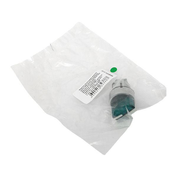 Механизм переключателя исполнительный ХB4 зел. на 2 положения с фиксацией с подсветкой с короткой ручкой IP65 EKF XB4BD2FL-G-65