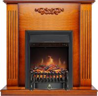 Royal Flame Каминокомплект Lumsden - Дуб антик с очагом Fobos FX Black
