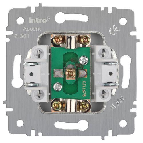 Розетка телевизионная одиночная TV СП Accent 6-301-01 IP20 бел. Intro Б0063601