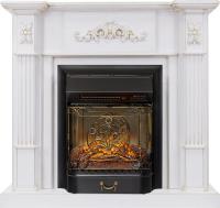 Royal Flame Каминокомплект Martin - Белый дуб, патина золото с очагом Majestic FX M Black RC