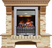 Dimplex Каминокомплект Pierre Luxe - Дуб / Сланец с очагом Danville Chrome FB2