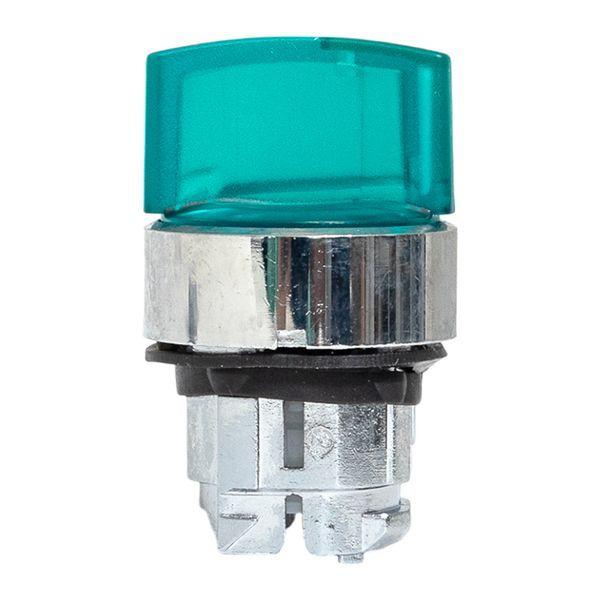 Механизм переключателя исполнительный ХB4 зел. на 3 положения с фиксацией с подсветкой с короткой ручкой IP65 EKF XB4BD3FL-G-65