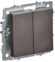 Выключатель перекрестный 2-кл. СП BRITE ВС10-2-3-БрТБ 10А механизм бронза IEK BR-V23-0-10-K45