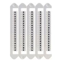 Маркировка для клемм ширина 5мм от 181 до 225 вертикалная ориентация DKC NUTB-5-181-225V