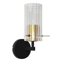 Светильник "Эсми" 511 (плафон 0015) НББ 01-60-180 Е27 (ИМ) настенный черн. зол. Элетех 1005405251