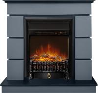 Royal Flame Каминокомплект Modern (Разборный) - Серый графит с очагом Fobos FX M Black RC