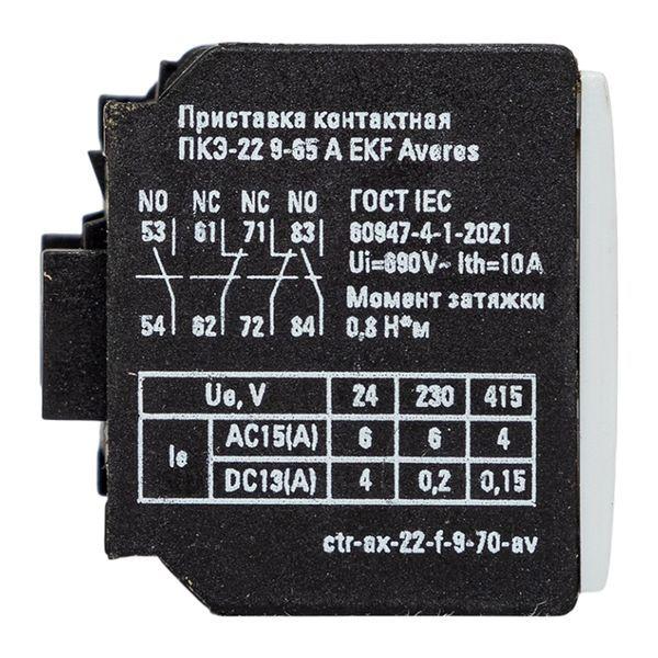 Приставка контактная ПКЭ-22 9-70А AVERES EKF ctr-ax-22-f-9-70-av