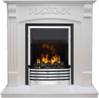 Dimplex Каминокомплект Sorrento угловой - Белый дуб с очагом Flagstaff