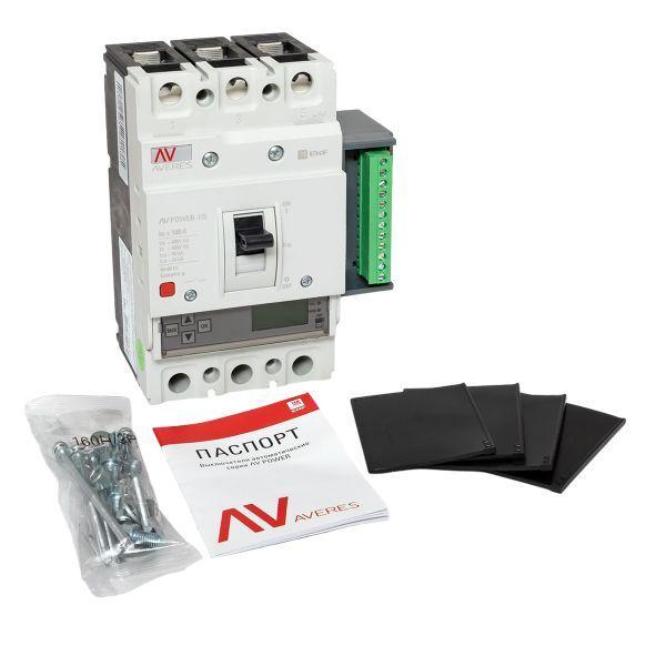 Выключатель автоматический 3п 100А 50кА AV POWER-1/3 ETU6.2 AVERES EKF mccb-13-100-6.2-av
