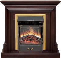 Royal Flame Каминокомплект Bradford - Темный дуб с очагом Majestic FX Brass