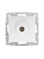 Розетка телевизионная проходная TV 1-м СП Vesna механизм бел. LEZARD 742-0288-129