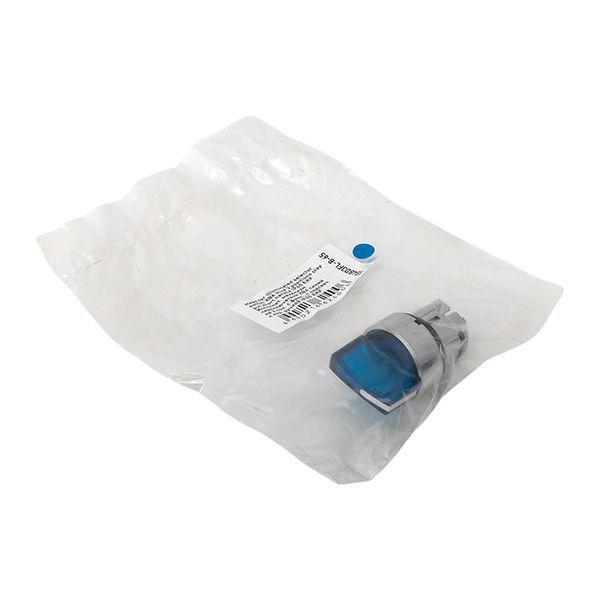 Механизм переключателя исполнительный ХB4 син. на 3 положения с фиксацией с подсветкой с короткой ручкой IP65 EKF XB4BD3FL-B-65