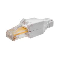 Коннектор 8P8C U/UTP кат.5E RJ-45 безынструментальный (DIY) SUPRLAN 10-0218-1