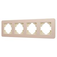 Рамка 4-м FRM-AKIRY-SFAL-4-GD алюм. Arlight 049745