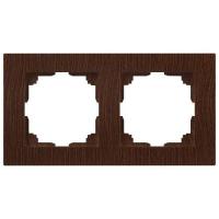 Рамка 2-м СП Accent 6-502-10 венге Intro Б0063754