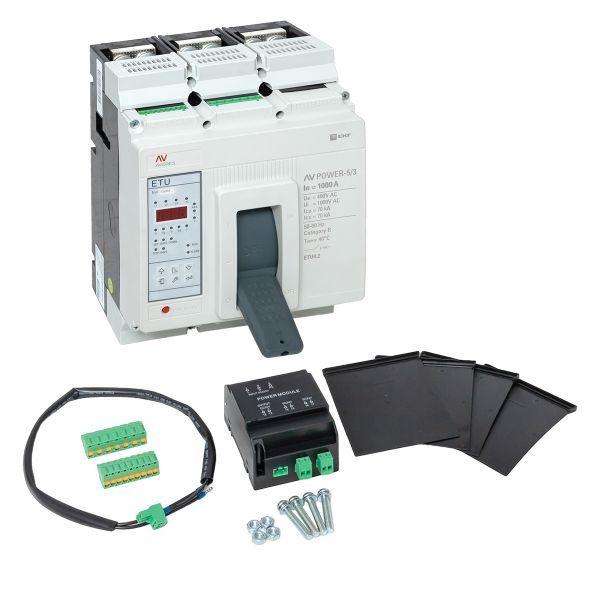 Выключатель автоматический 1000А 70кА AV POWER-5/3 ETU4.2 AVERES EKF mccb-53-1000M-4.2-av
