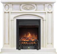 Royal Flame Каминокомплект Florence - Слоновая кость с патиной с очагом Fobos FX Black