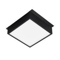 Светильник светодиодный DL-GRIGLIATO-S140x140-18W Warm3000 (BK 100 deg 230) IP40 металл Arlight 045698