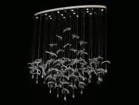 Подвесная люстра Newport 8220/140 С oval chrome