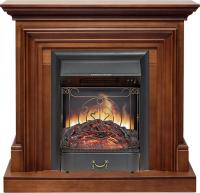 Royal Flame Каминокомплект Bradford - Орех с очагом Majestic FX Black