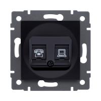 Розетка KOLLINGER REA-011BK