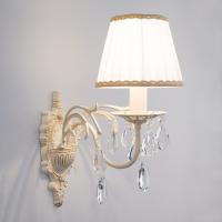 Бра Eurosvet 3637/1 белый с золотом/прозрачный