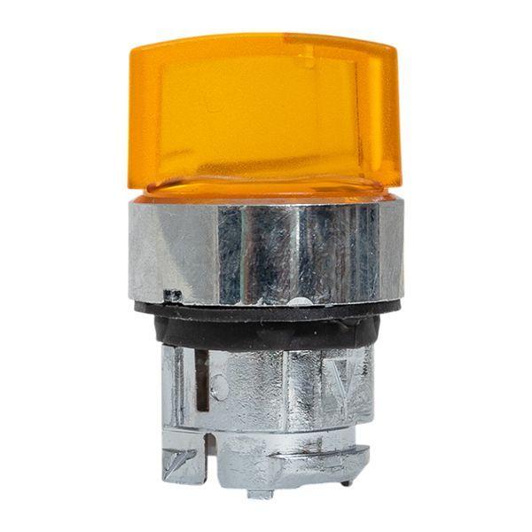 Механизм переключателя исполнительный ХB4 желт. на 2 положения с фиксацией с подсветкой с короткой ручкой IP65 EKF XB4BD2FL-Y-65