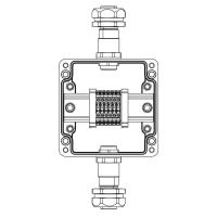 Коробка взрывозащищенная клеммная из полиэстера TBE-P-03-(6xCBC.2)-1xKAEPM2MHK-20(A)-1xKAEPM2MHK-20(C)1Ex e IIC Т5 Gb / Ex tb IIICT95град.C Db IP66/КЗ DKC 1231.031.22.11B